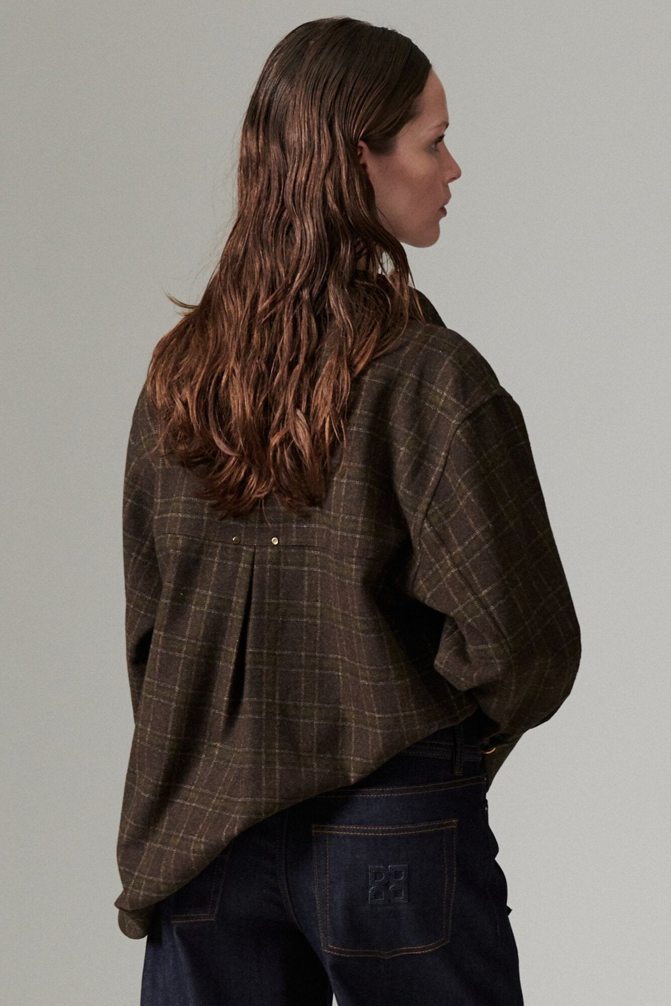 Hara Flanello skjorte - Brown Check